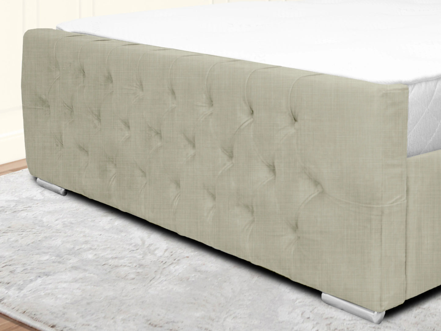Kendall Winged Upholstered Bed