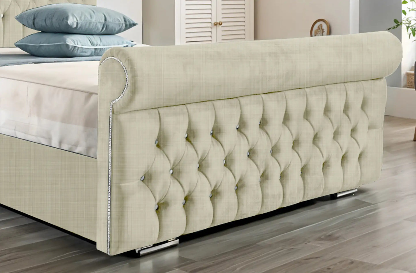 Arcade Sleigh Upholstered Bed
