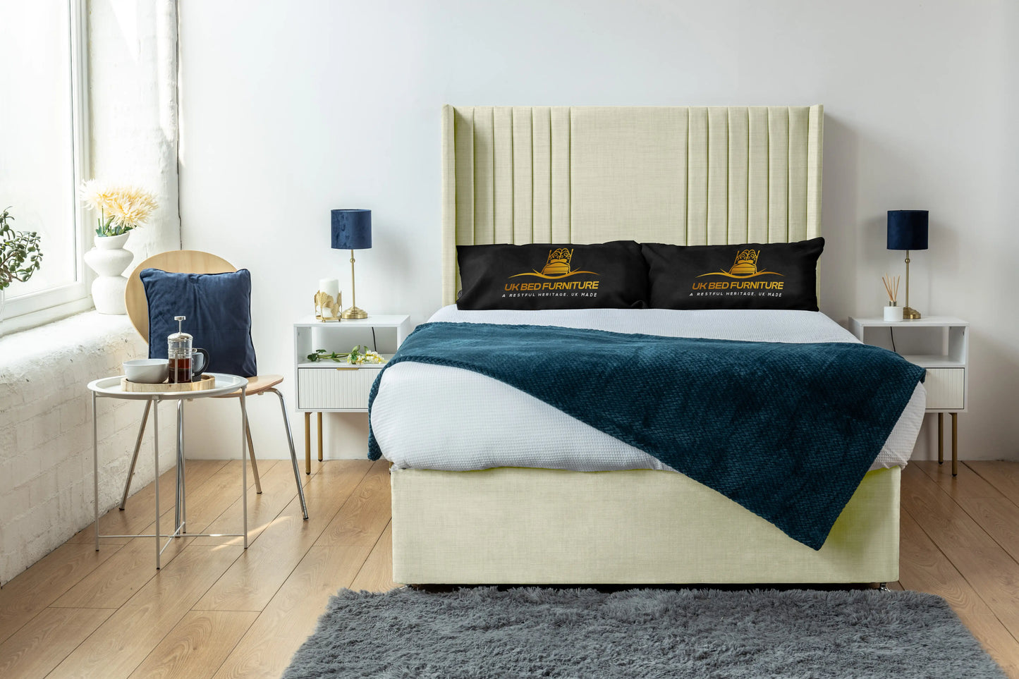 Skyline wingback Divan Bed