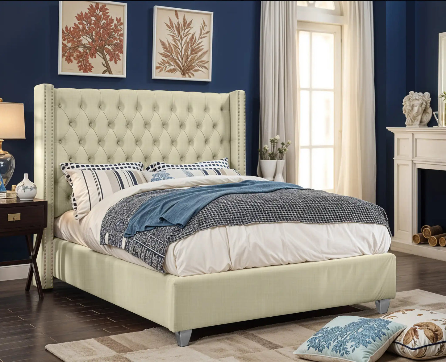 Designed Upholstered Bed