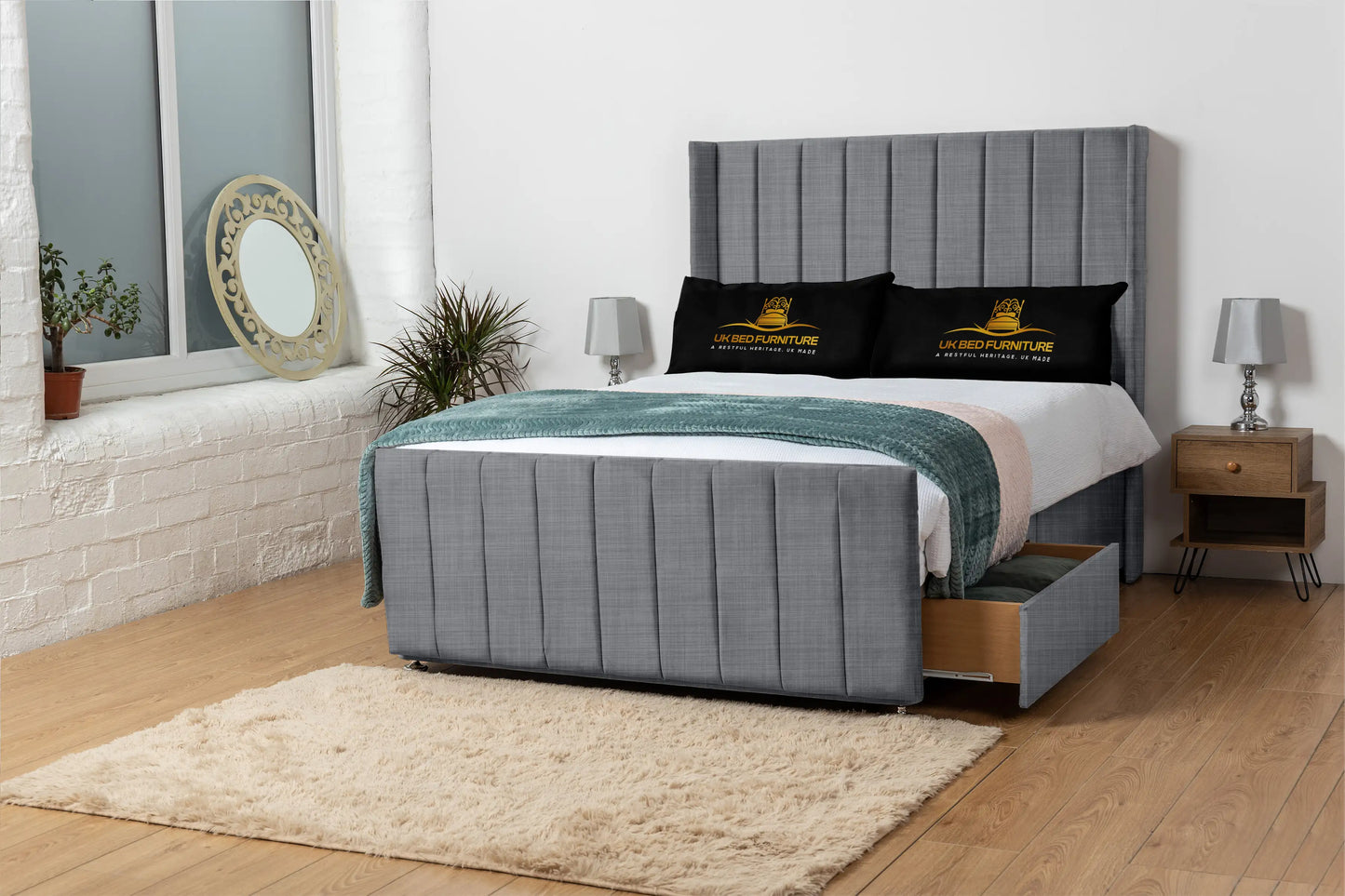 Seoul Wingback Divan Bed