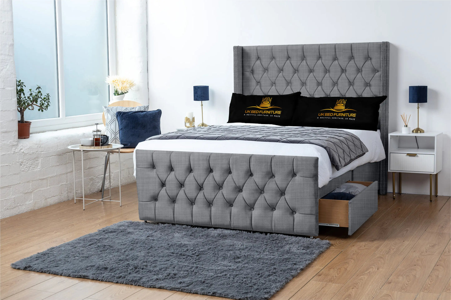 Emily Wingback Divan Bed