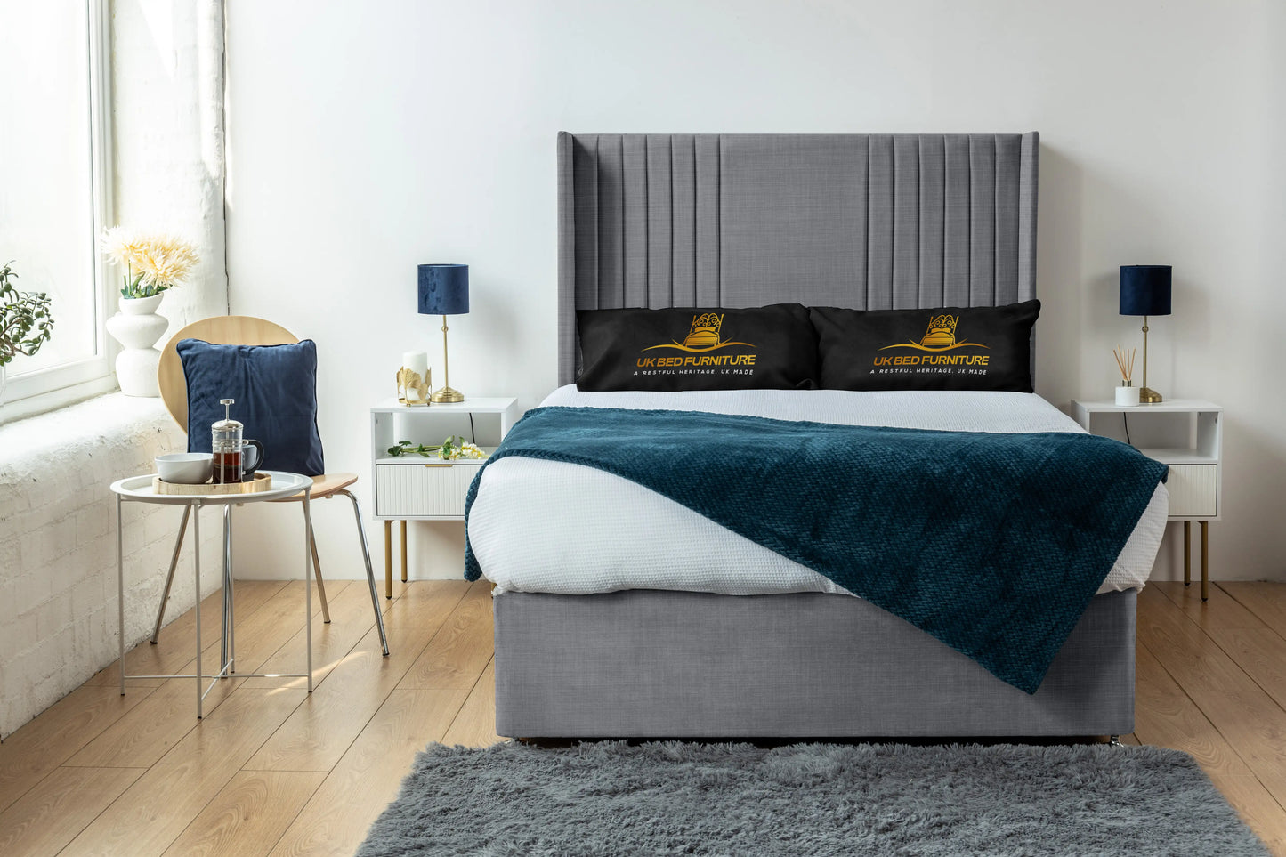 Skyline wingback Divan Bed