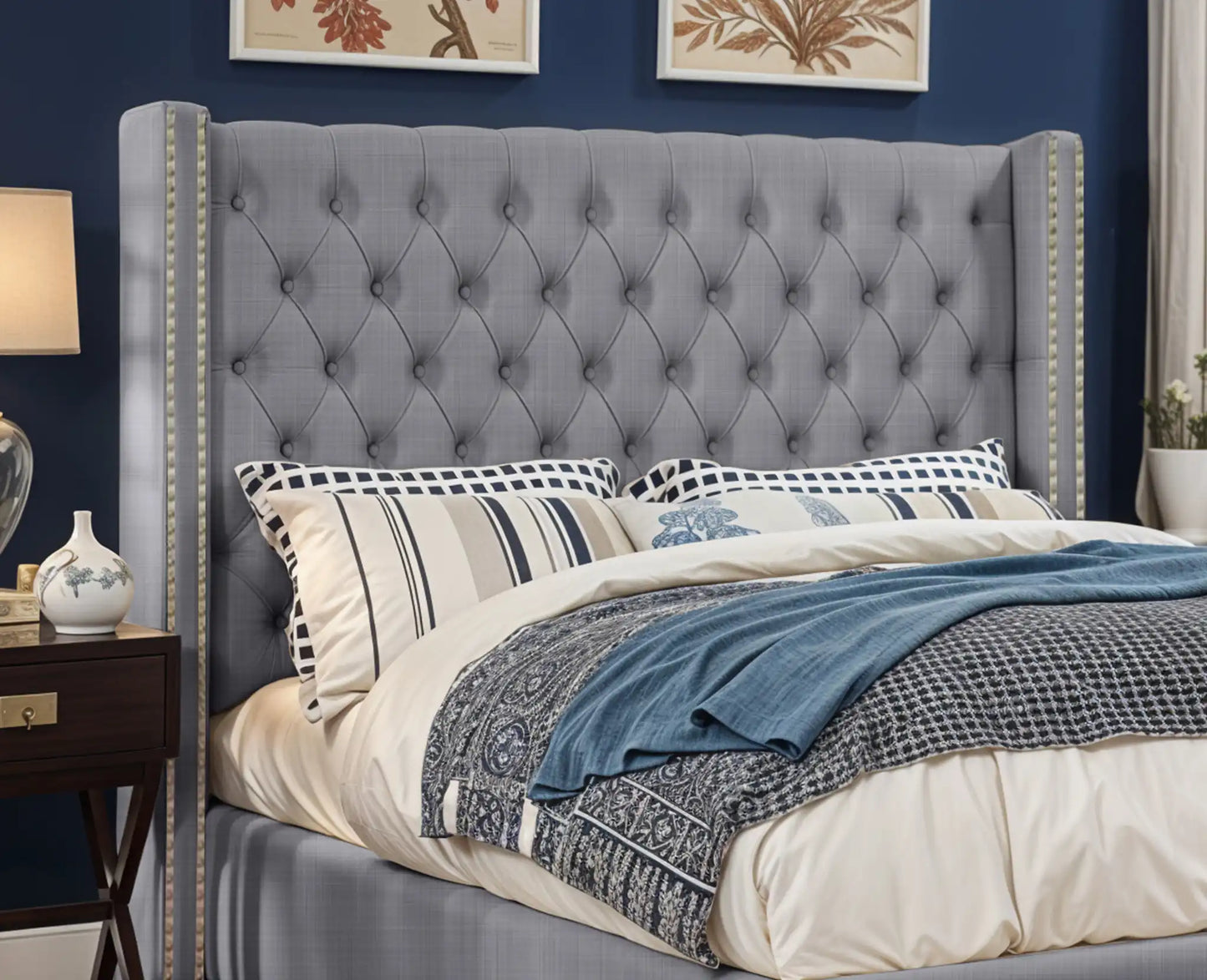 Designed Upholstered Bed