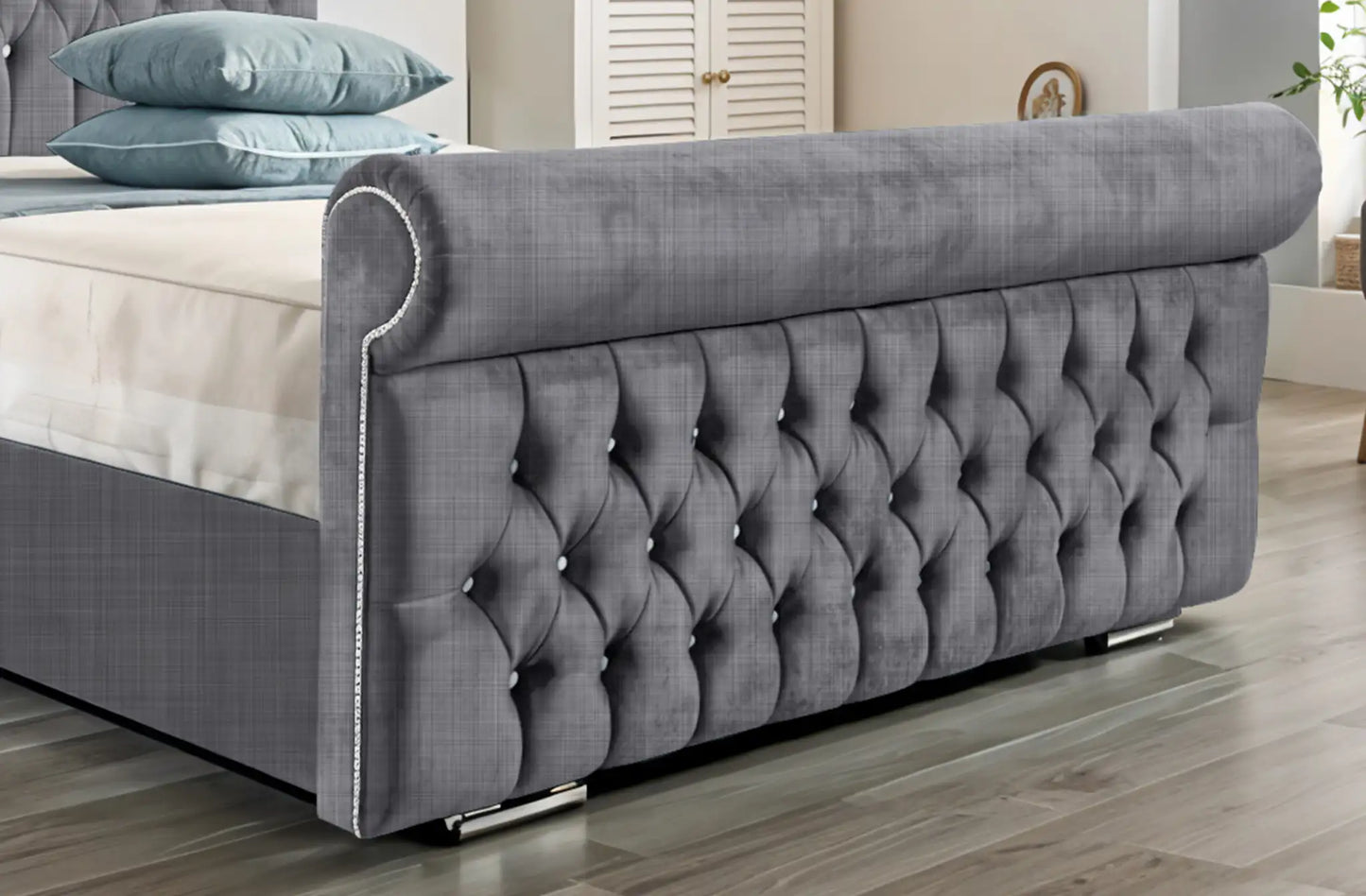 Arcade Sleigh Upholstered Bed