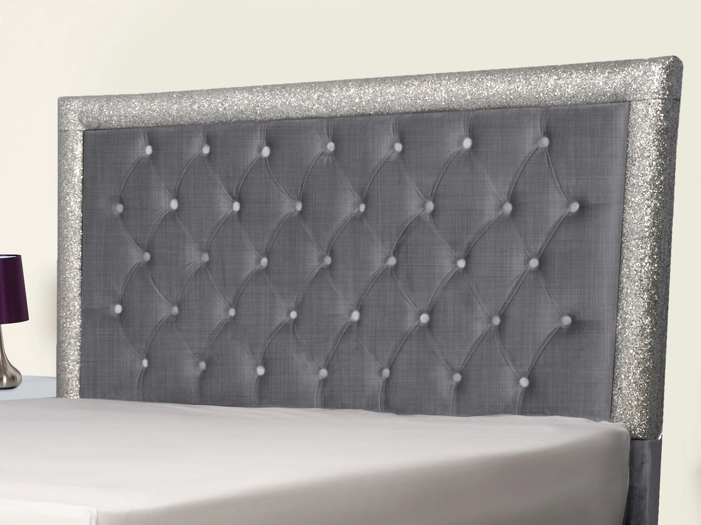 Glitz Lunar Upholstered Bed