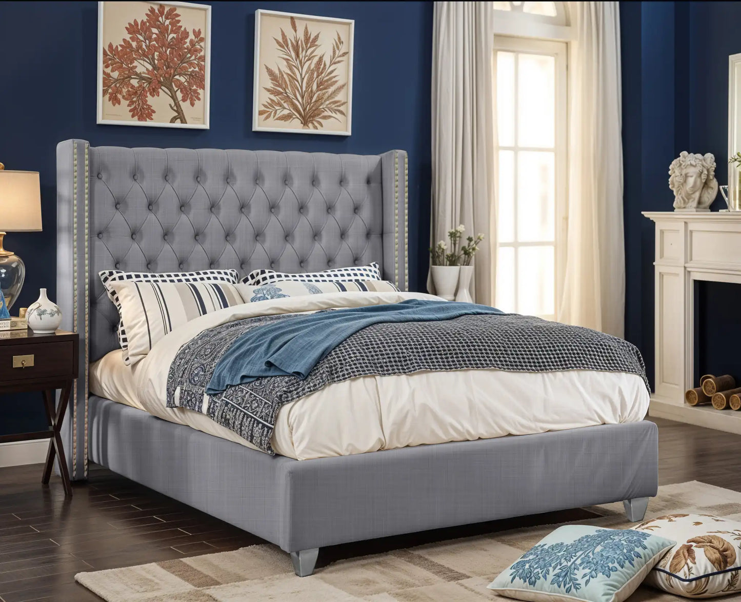 Designed Upholstered Bed