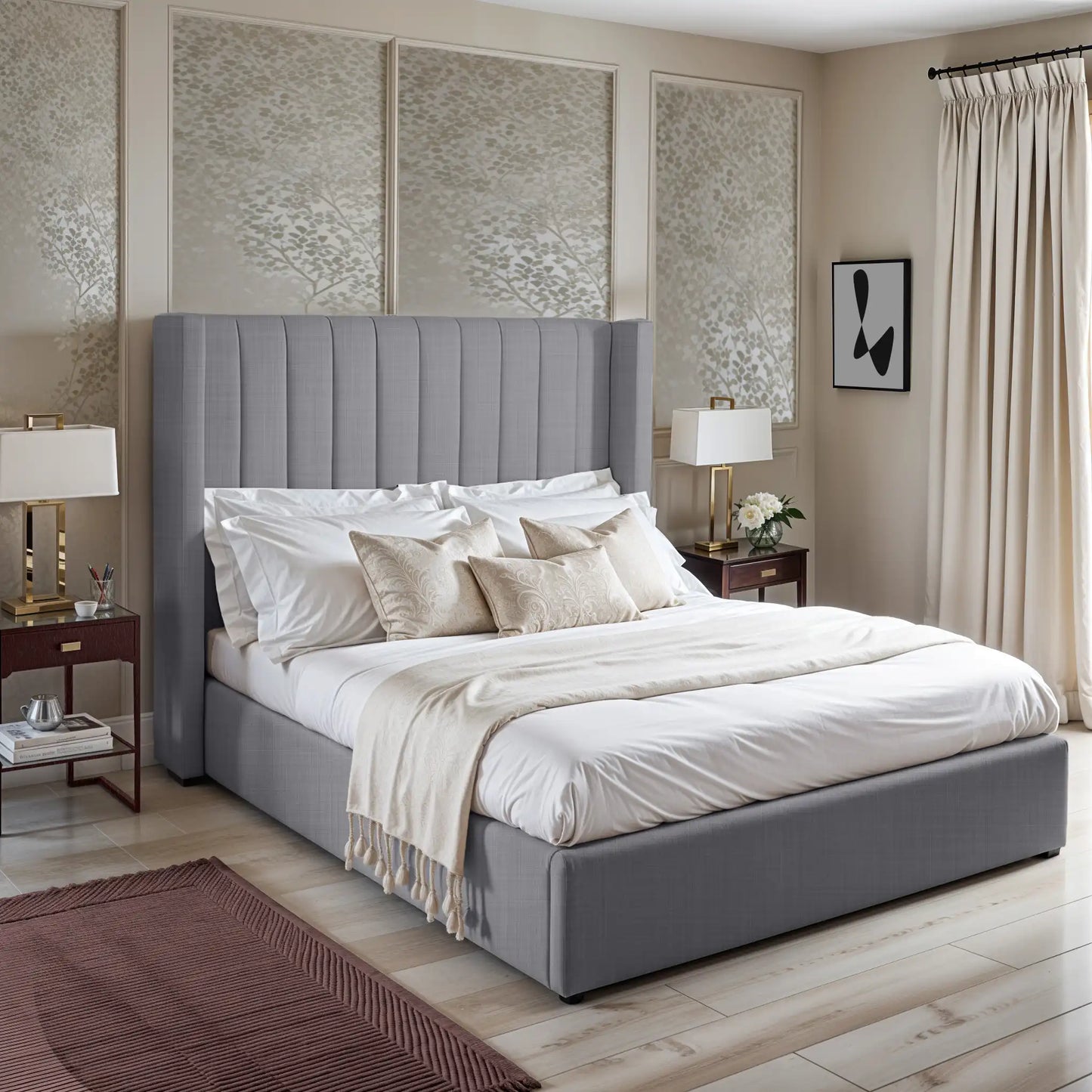 Barcelona Upholstered Bed