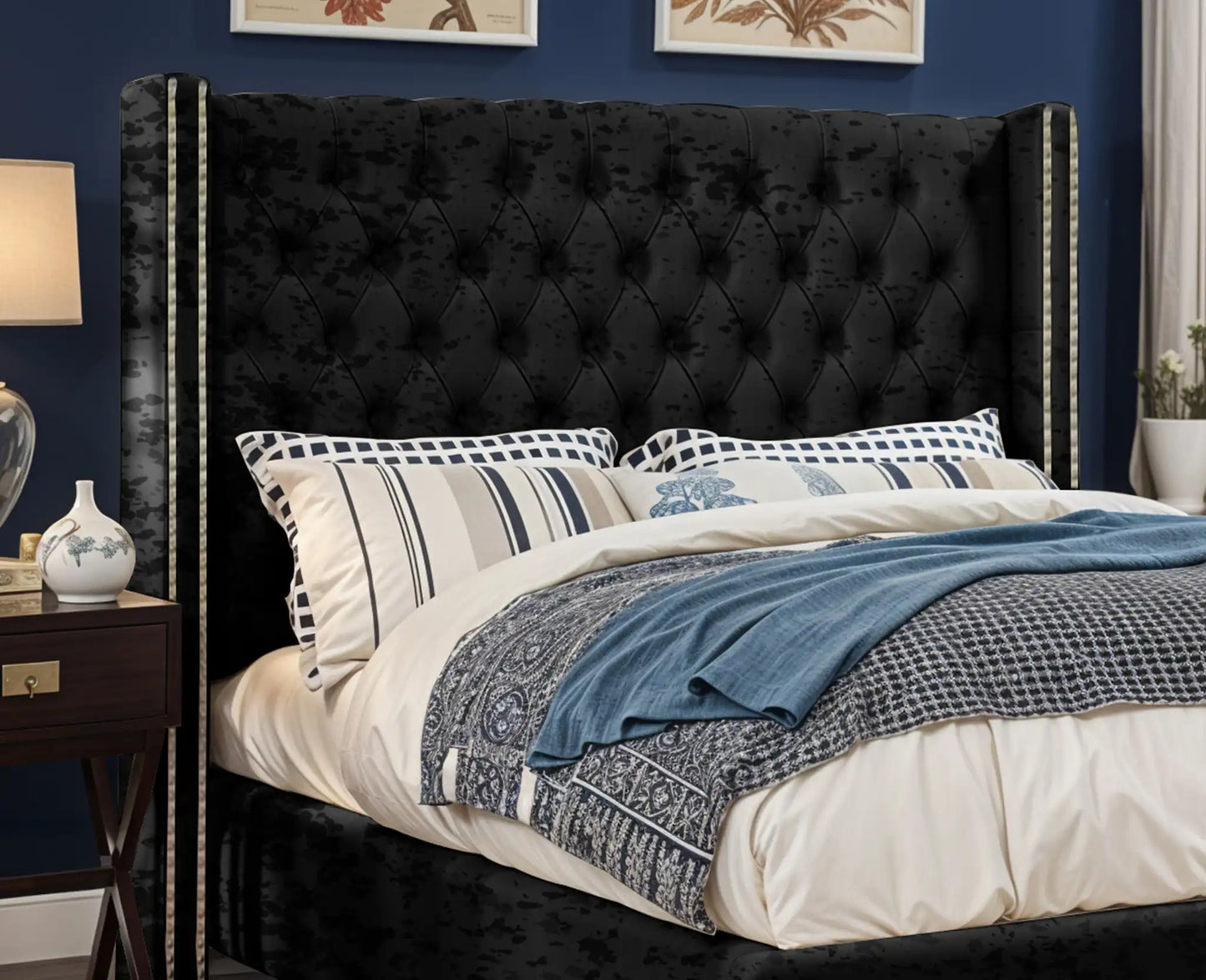 Designed Upholstered Bed