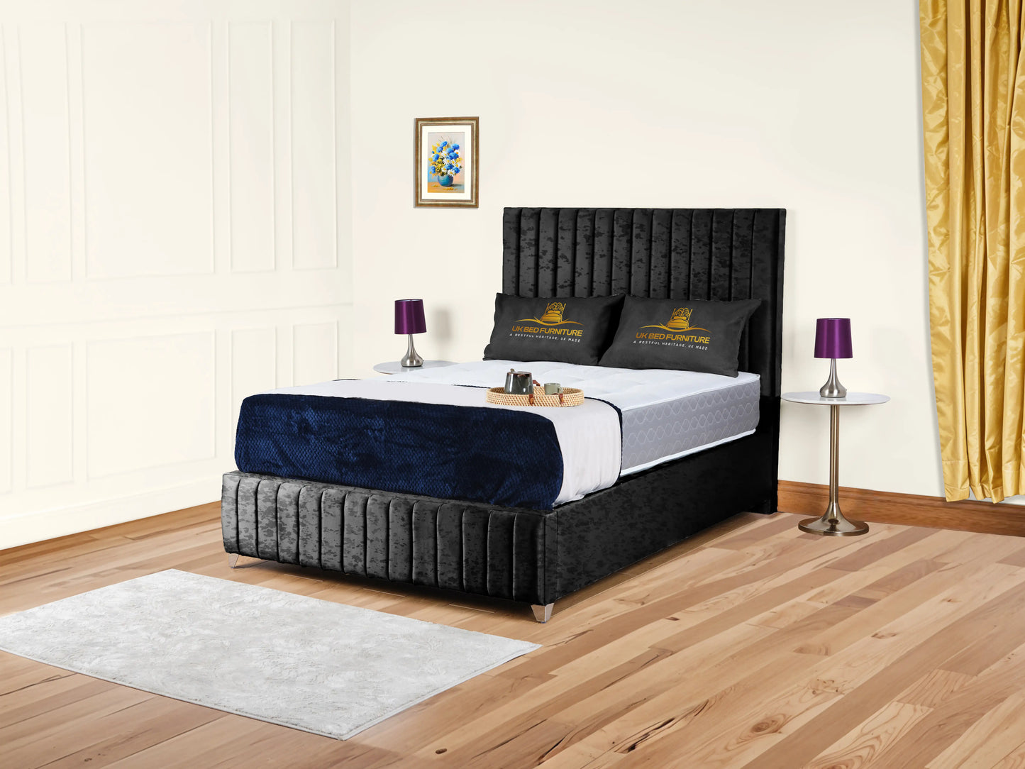 Milan upholstered bed