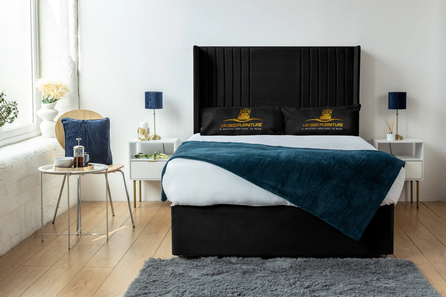 Skyline wingback Divan Bed