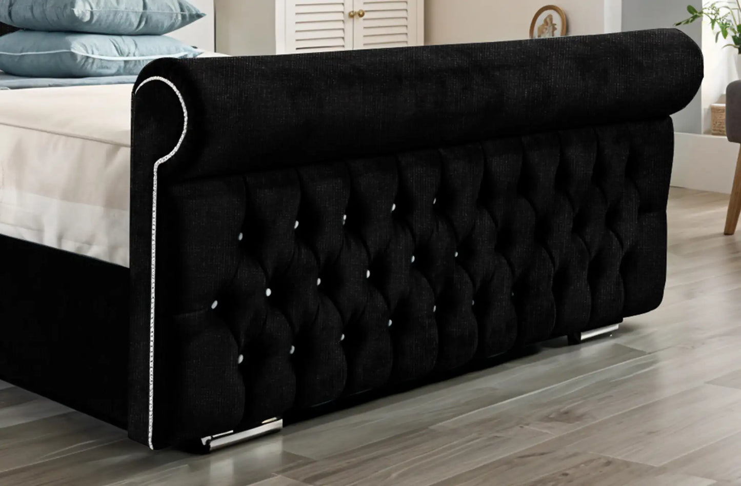 Arcade Sleigh Upholstered Bed