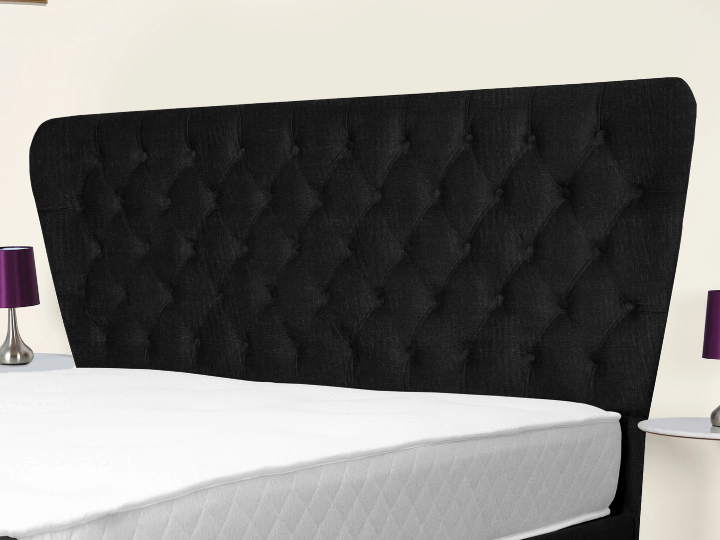 Kendall Winged Upholstered Bed