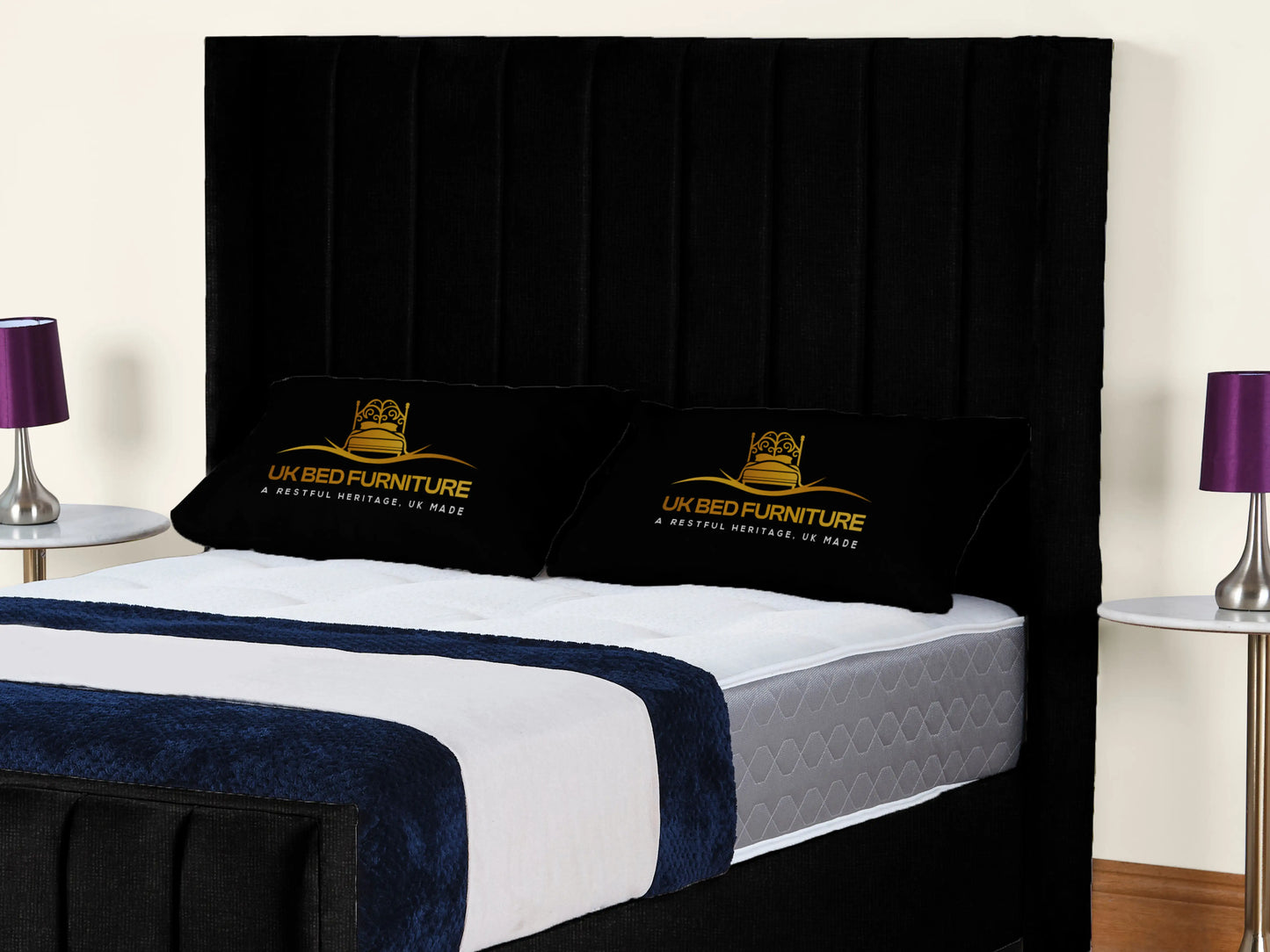 Empire Winged upholstered Bed
