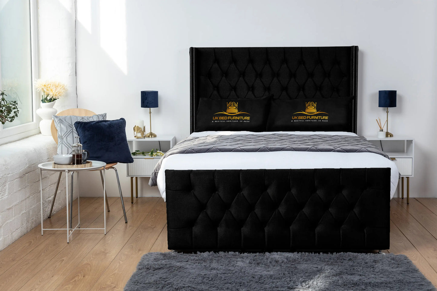 Emily Wingback Divan Bed