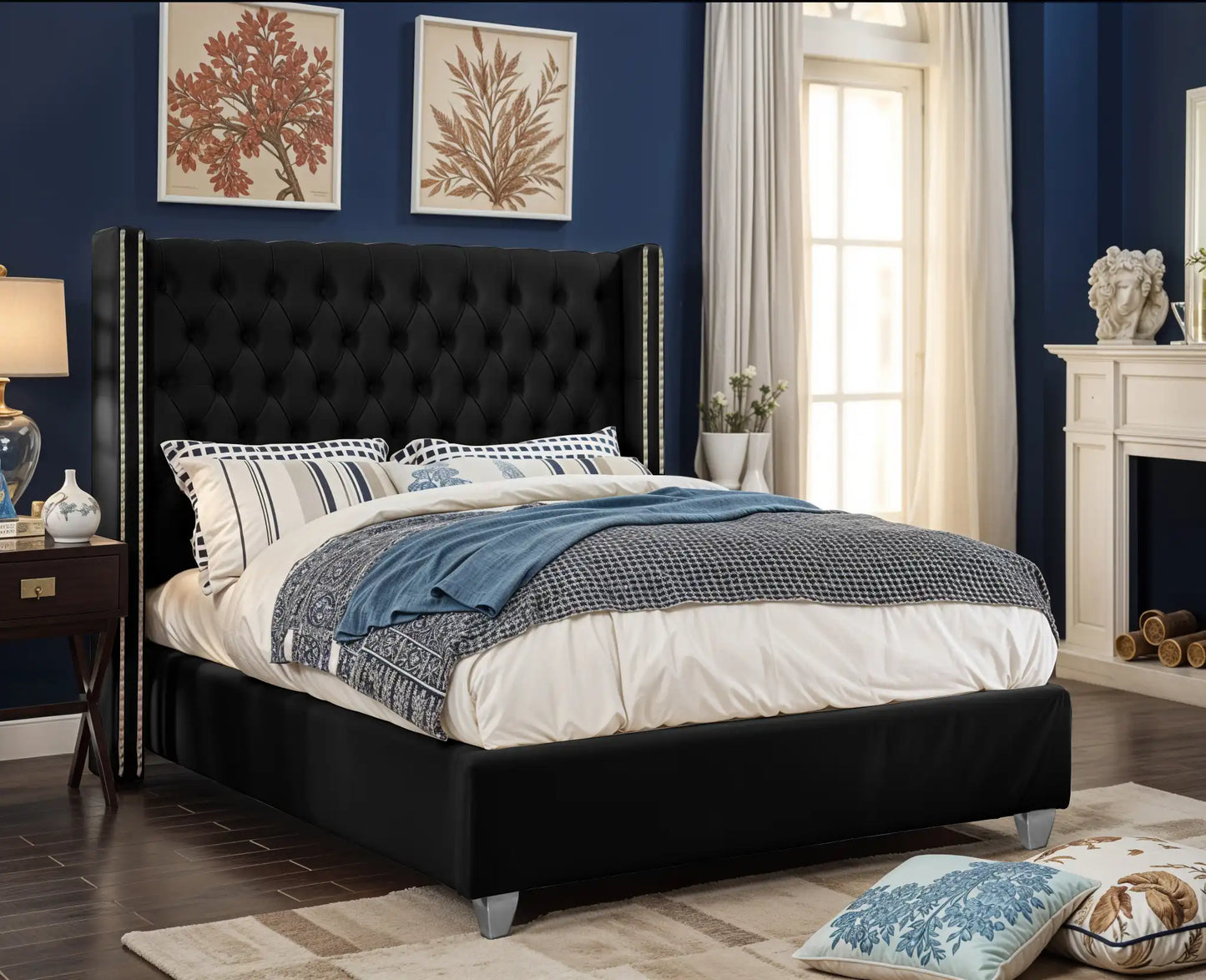 Designed Upholstered Bed