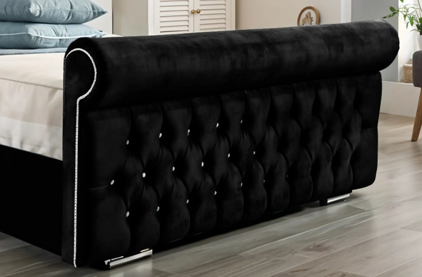Arcade Sleigh Upholstered Bed