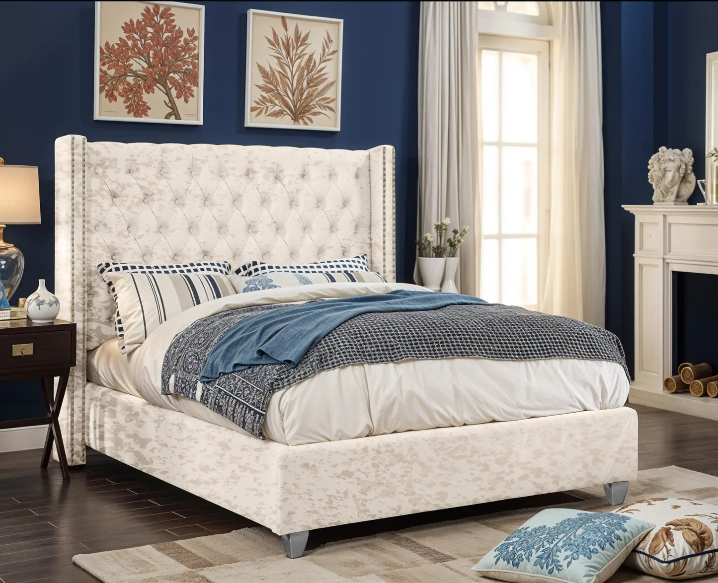 Designed Upholstered Bed