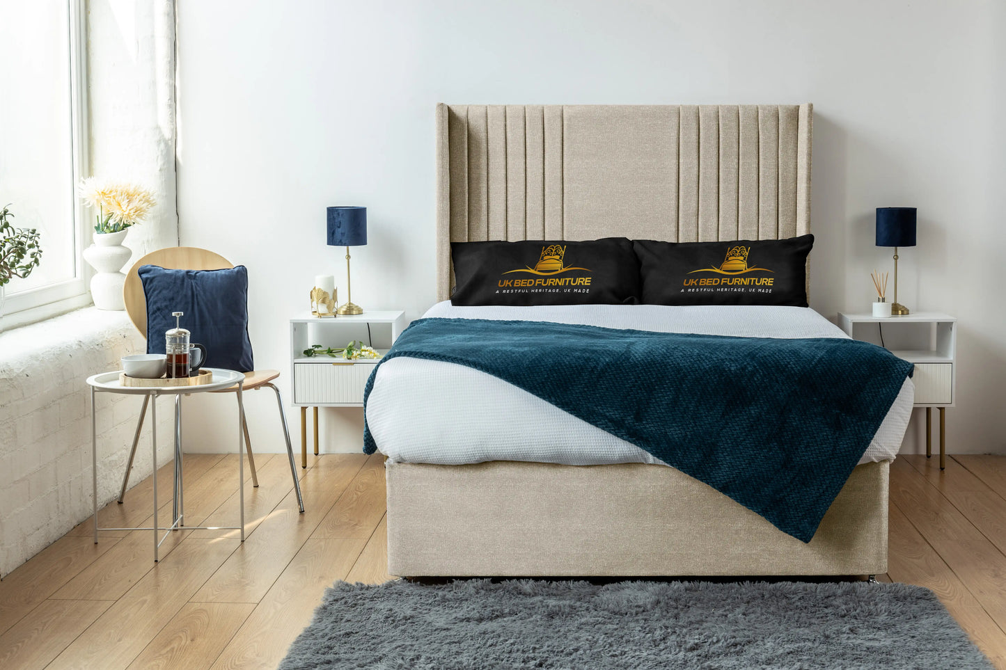 Skyline wingback Divan Bed
