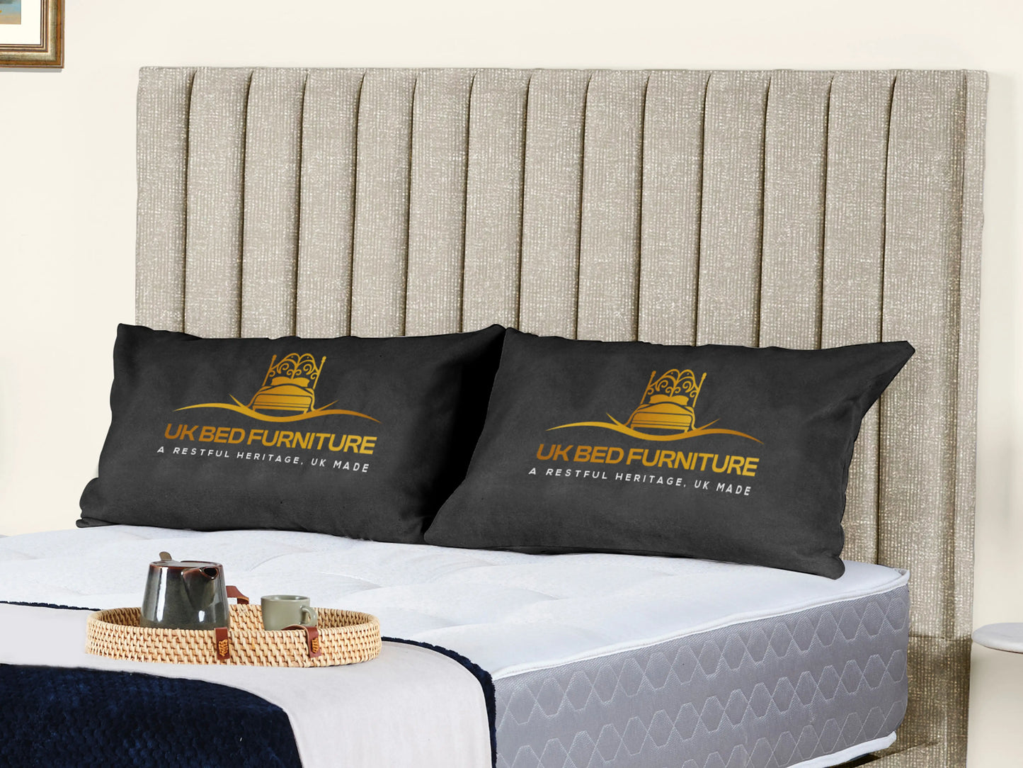 Milan upholstered bed