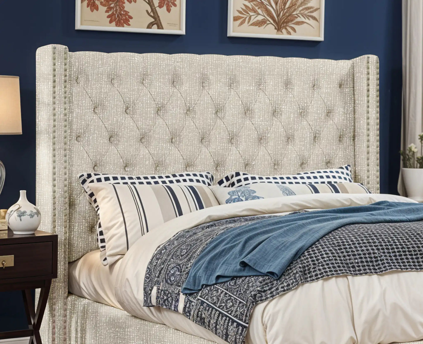Designed Upholstered Bed