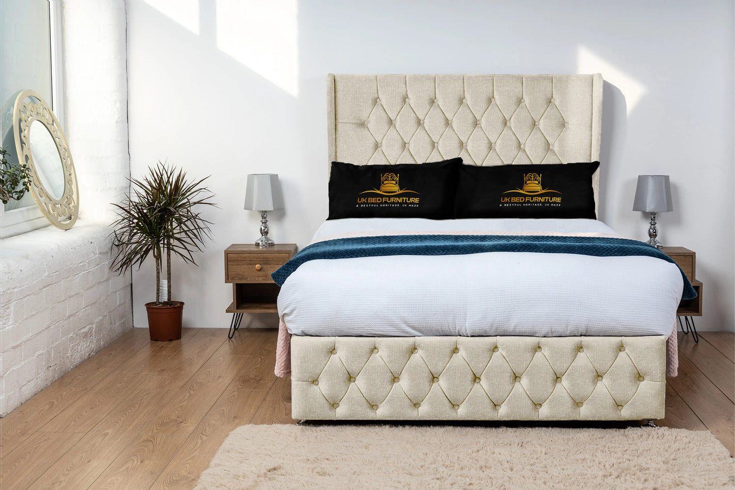 Luxor Wingback Divan Bed