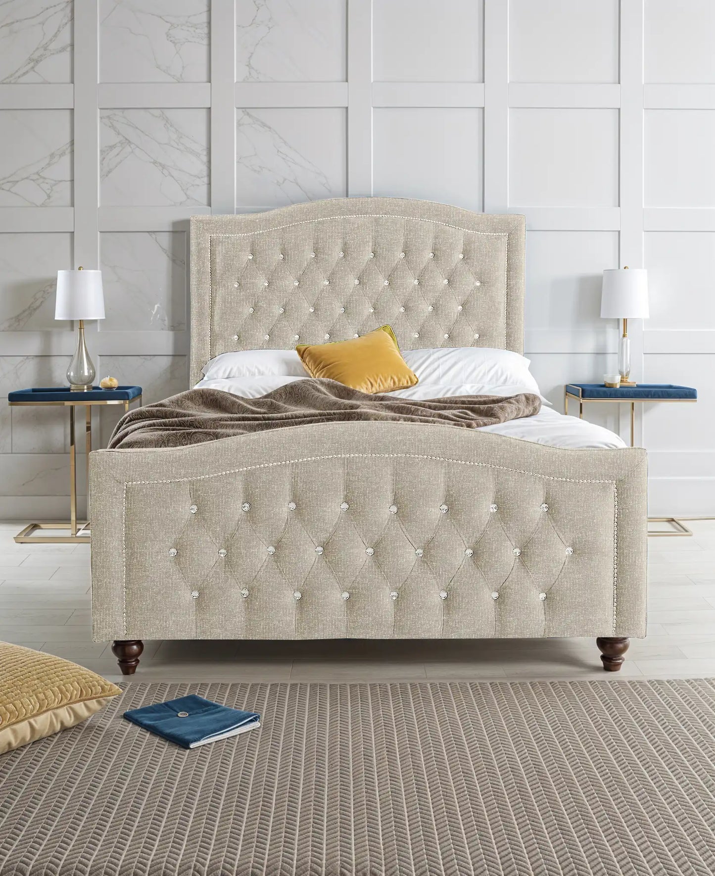 Stockholm Upholstered Bed