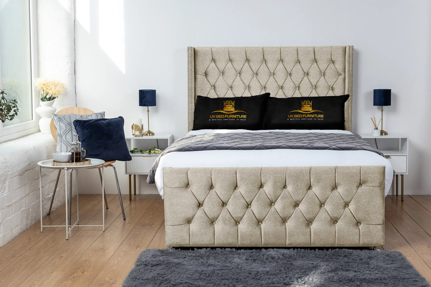 Emily Wingback Divan Bed