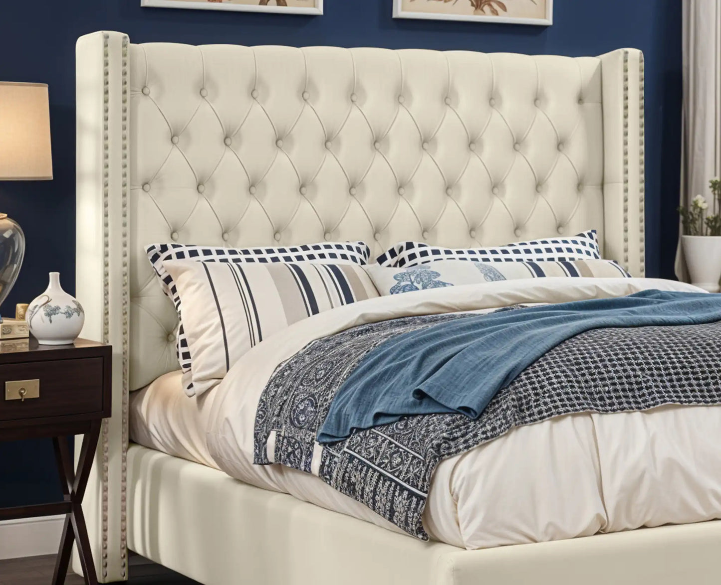 Designed Upholstered Bed