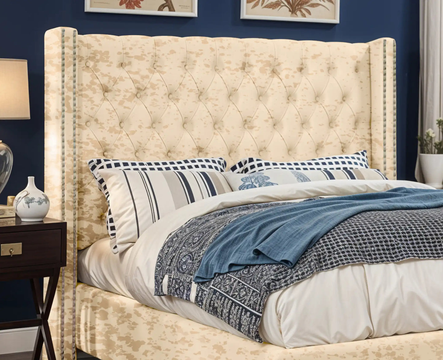 Designed Upholstered Bed