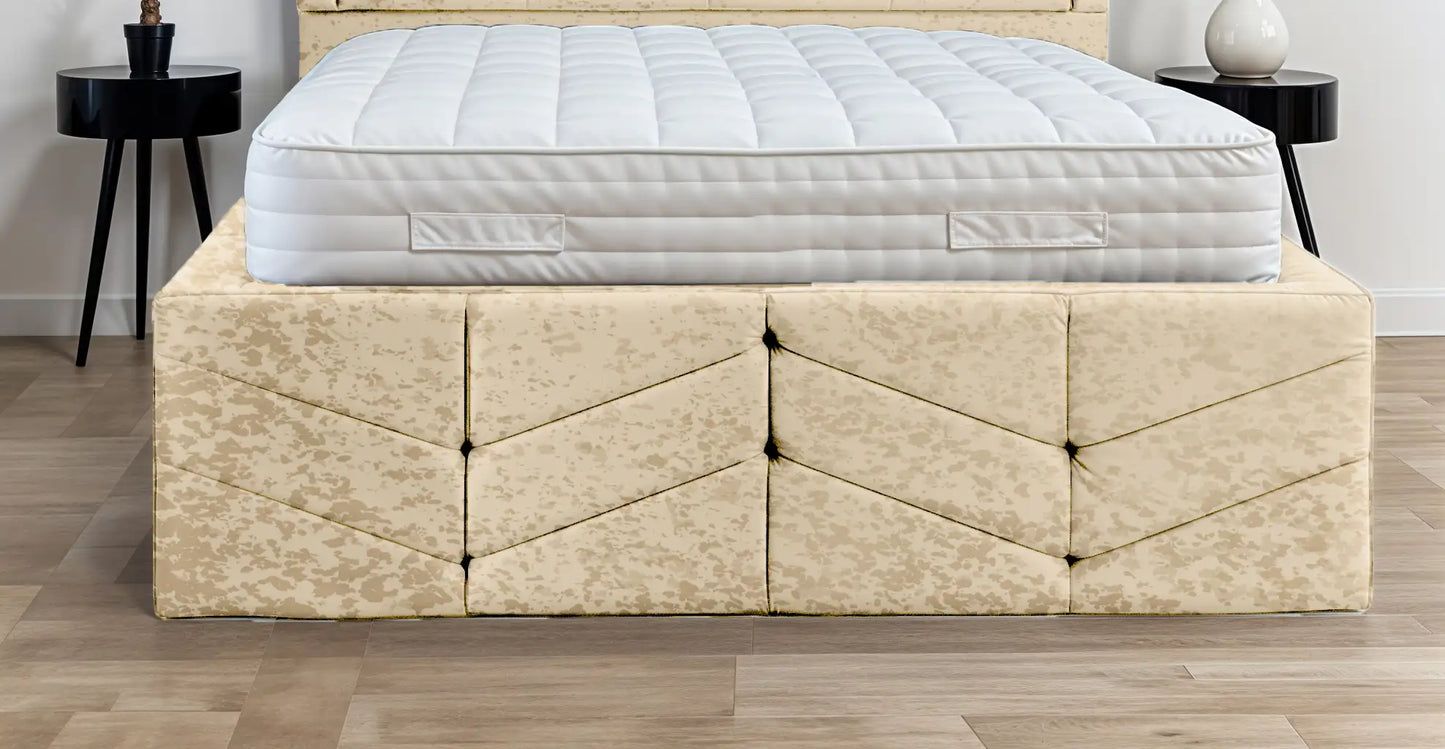 Indulgence Border Upholstered Bed