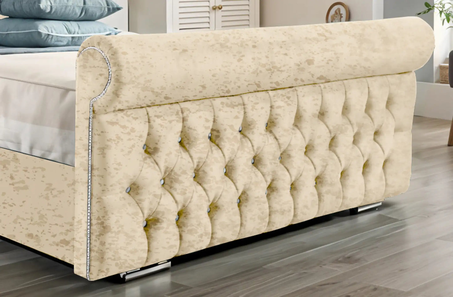 Arcade Sleigh Upholstered Bed
