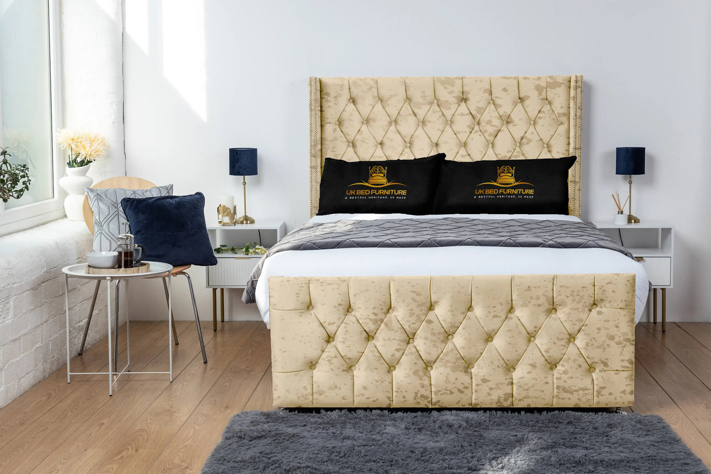 Emily Wingback Divan Bed