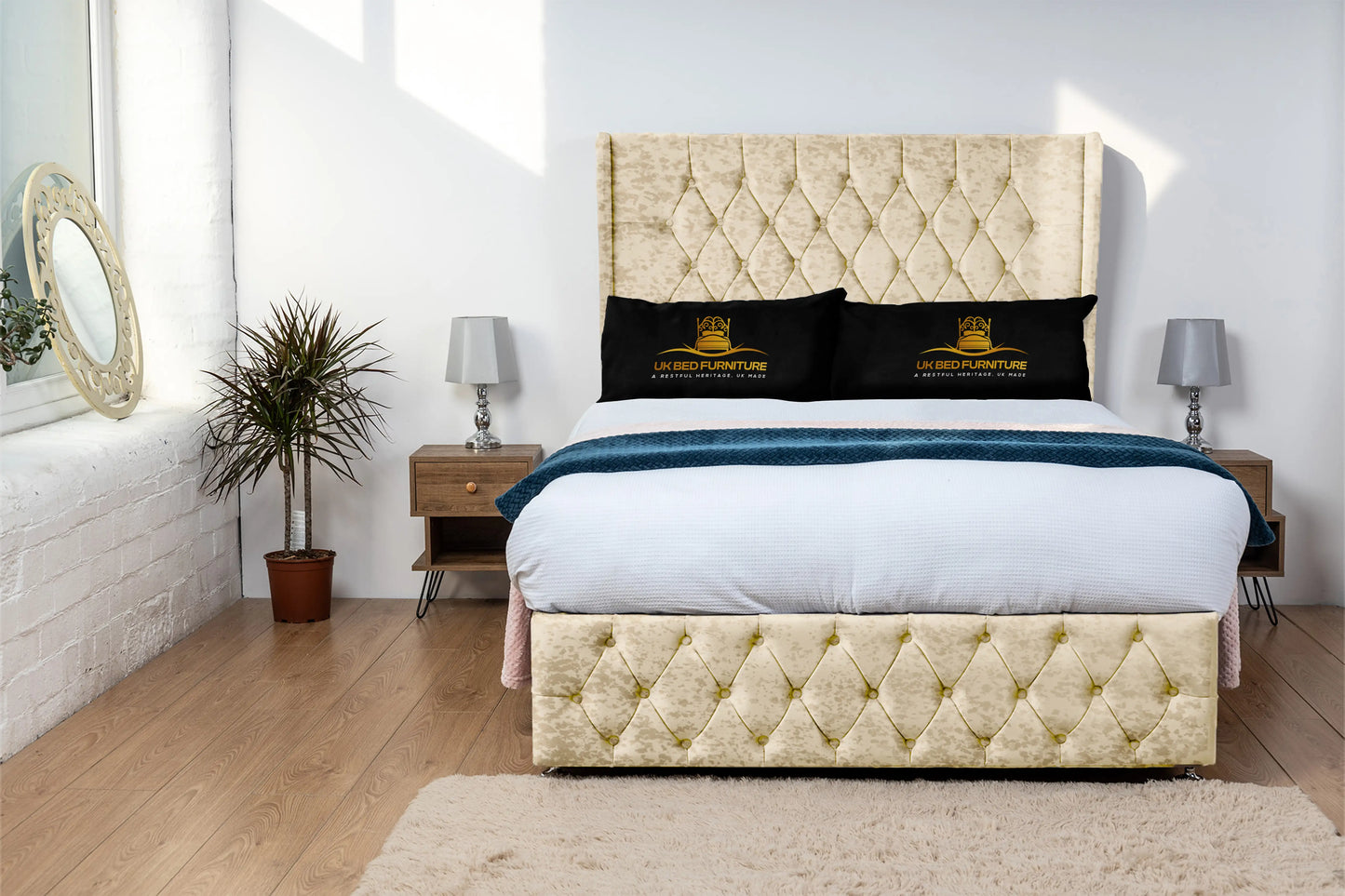 Luxor Wingback Divan Bed