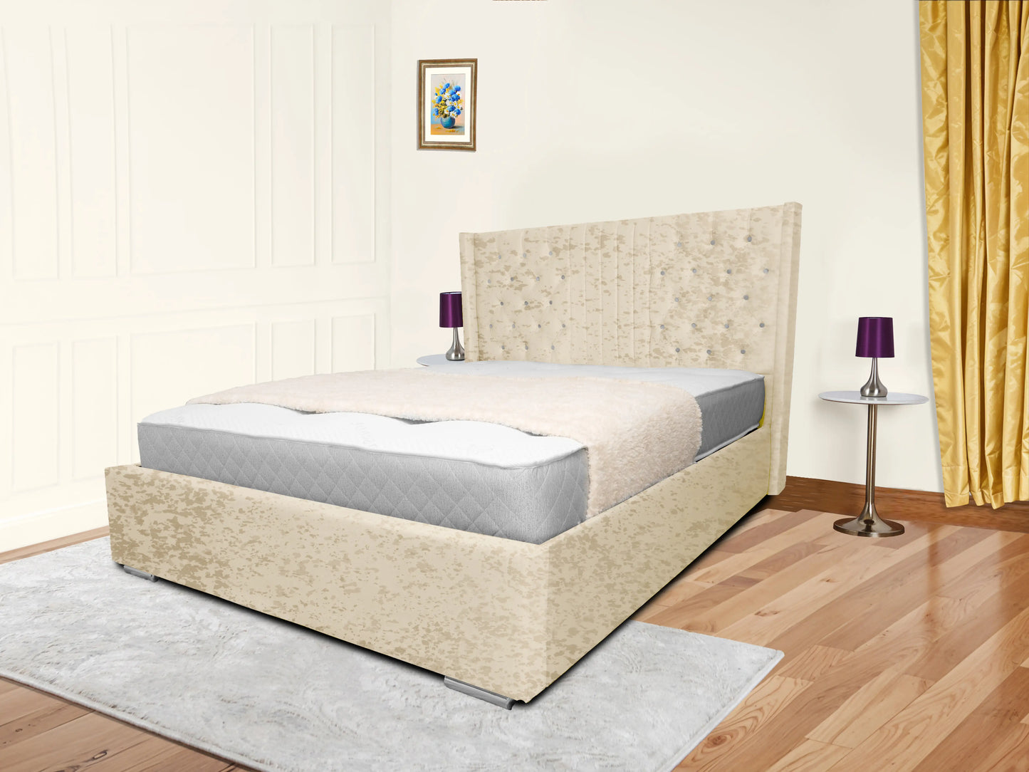 Middleton Winged Upholstered Bed