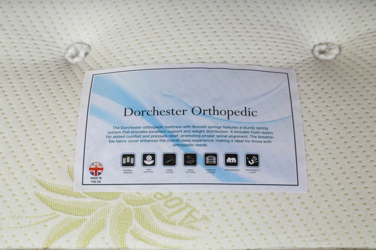 Dorchester orthopedic Mattress
