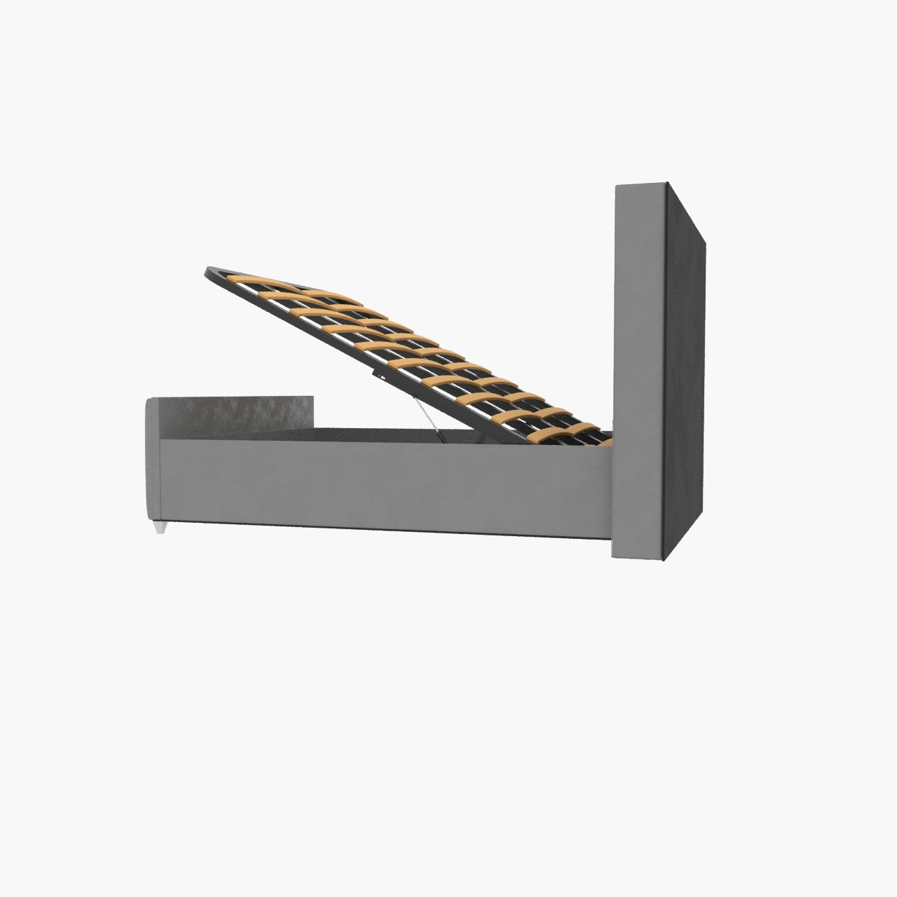 Elise lined winged Upholstered Bed