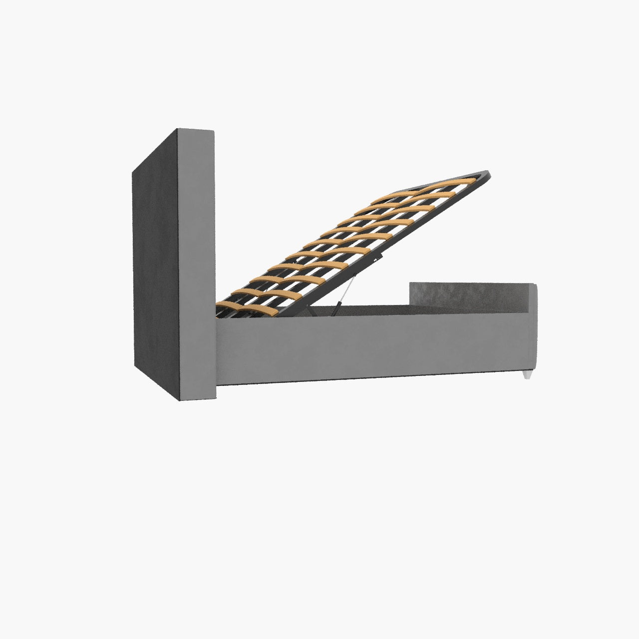 Elise lined winged Upholstered Bed