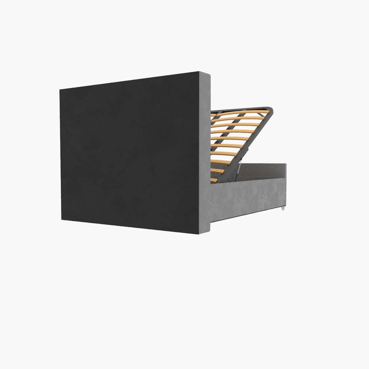 Elise lined winged Upholstered Bed