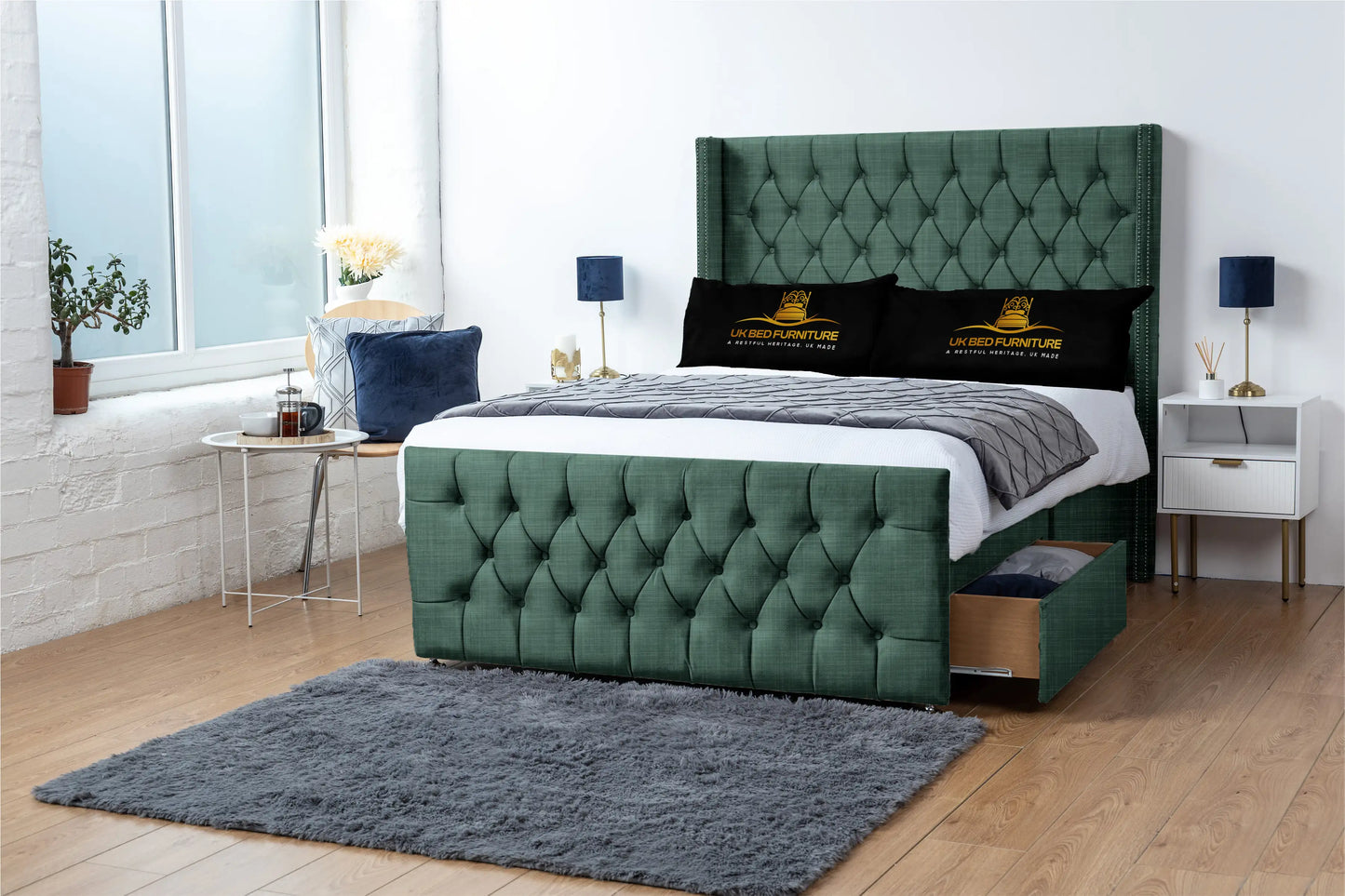 Emily Wingback Divan Bed