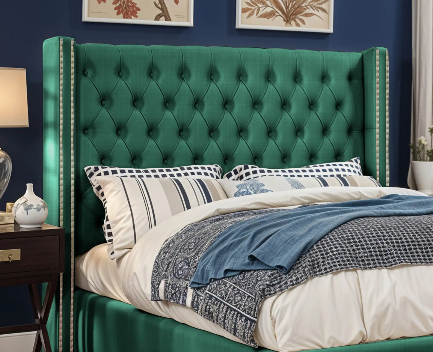 Designed Upholstered Bed