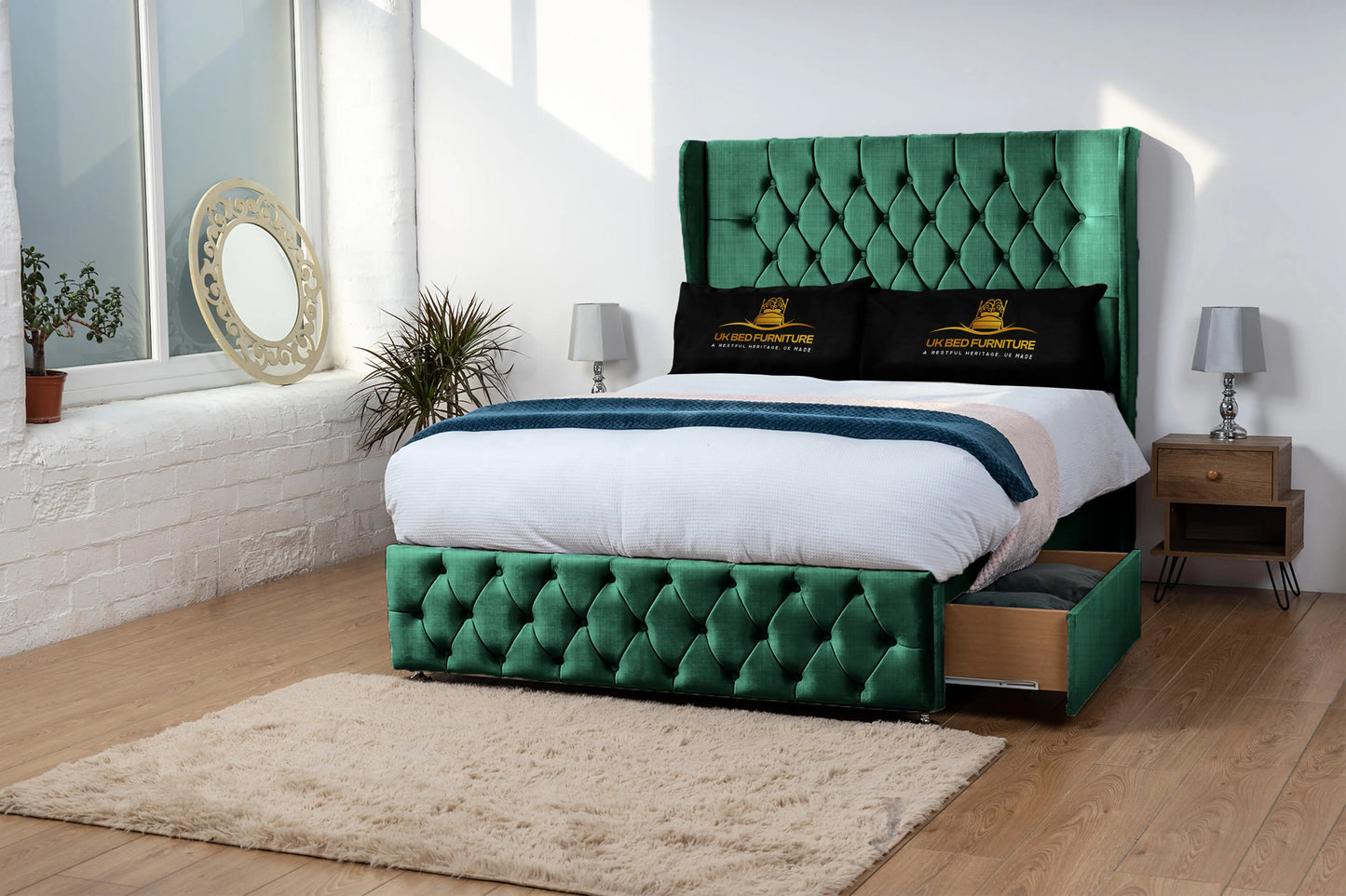 Luxor Wingback Divan Bed