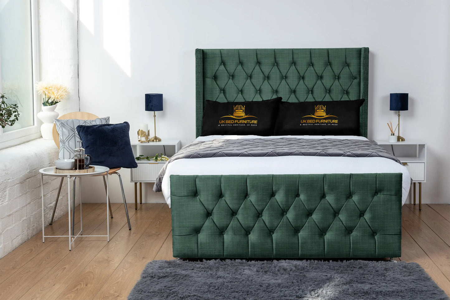 Emily Wingback Divan Bed