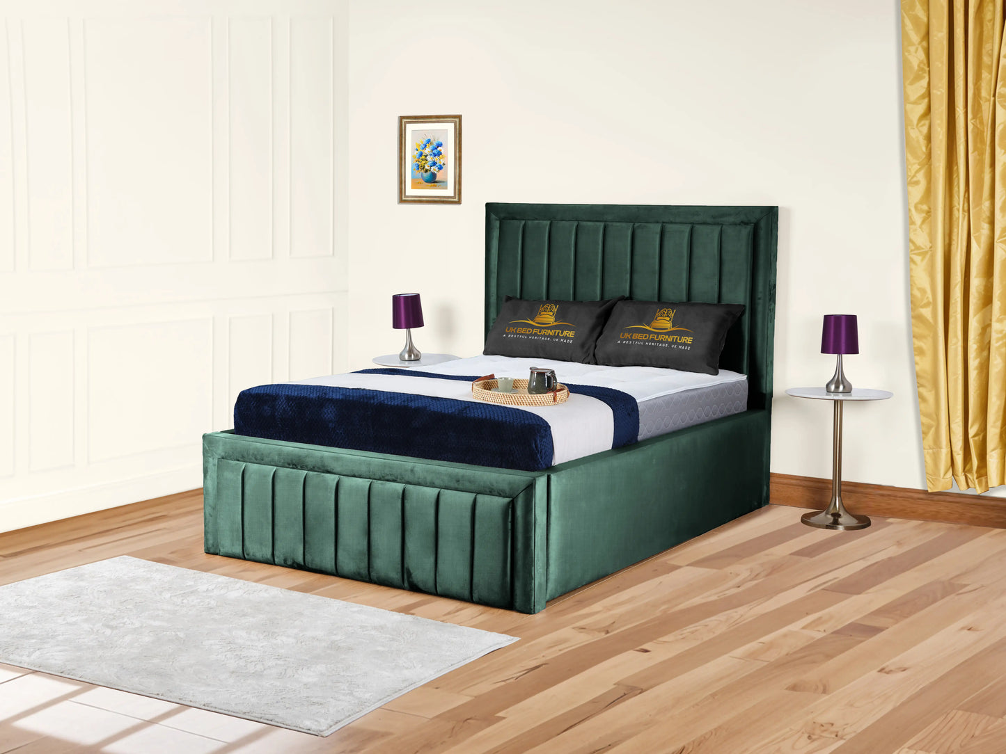Grand panel Upholstered bed