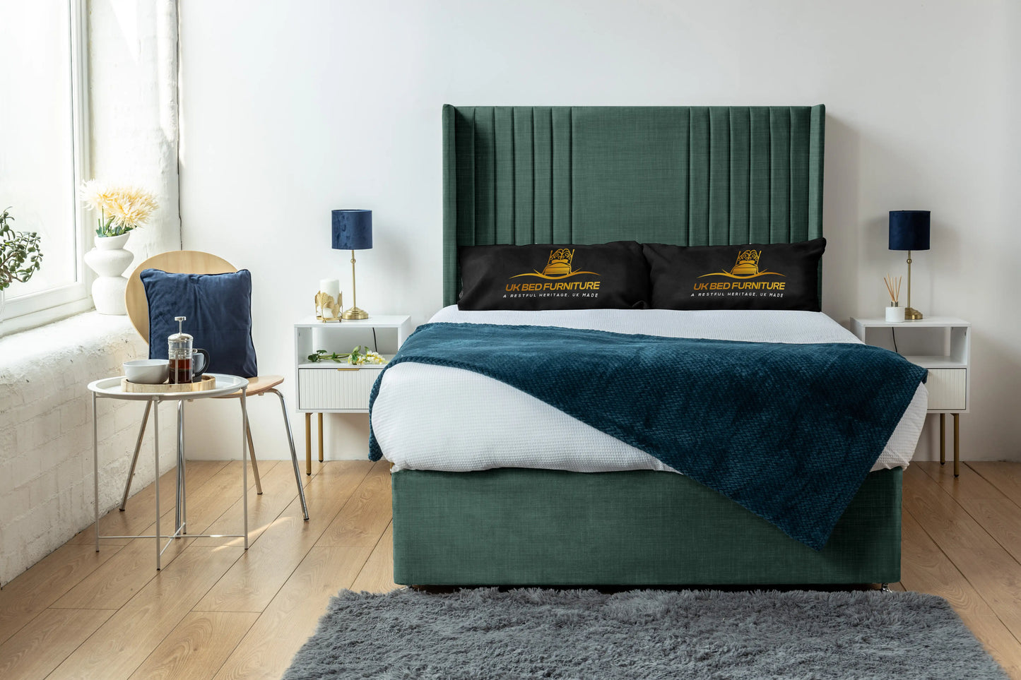 Skyline wingback Divan Bed