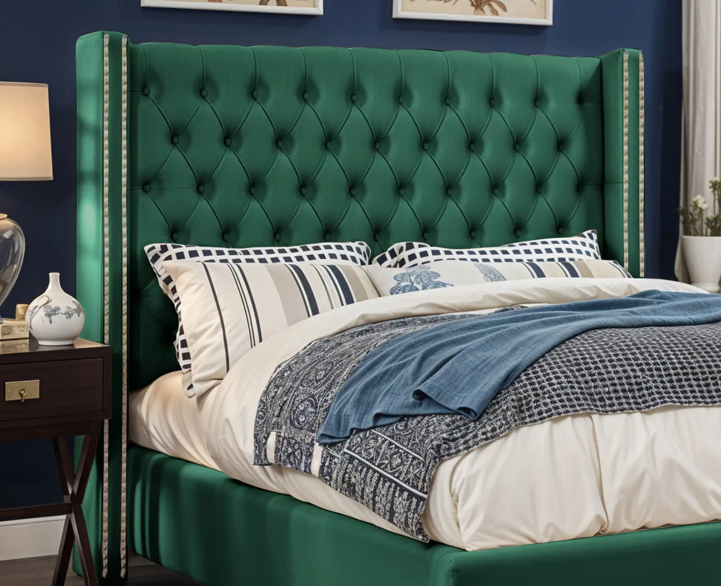 Designed Upholstered Bed