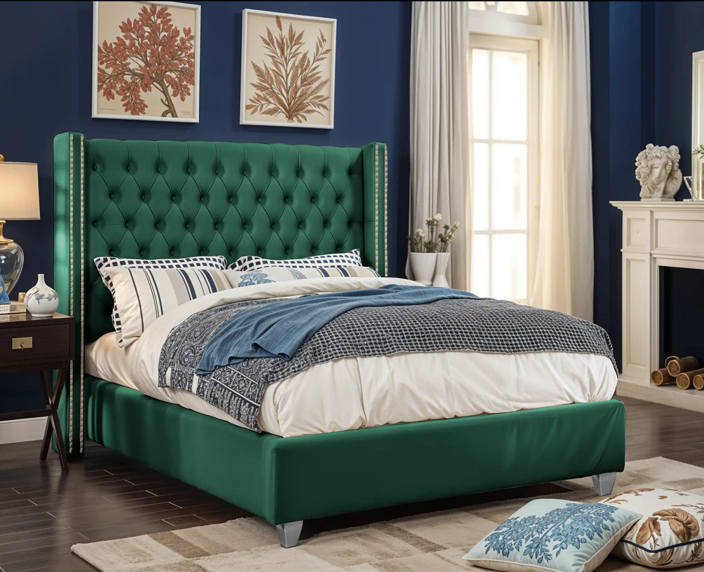 Designed Upholstered Bed