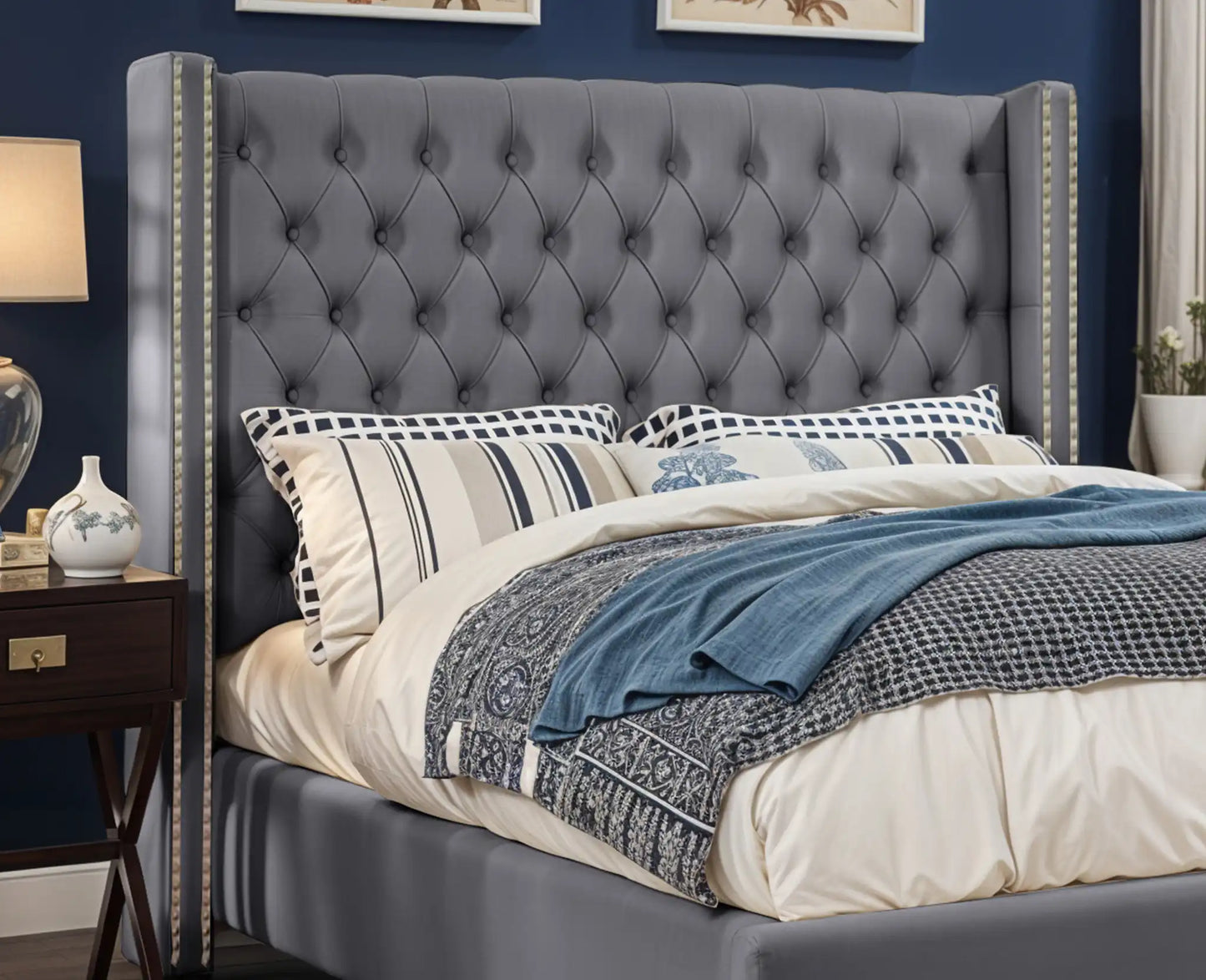 Designed Upholstered Bed
