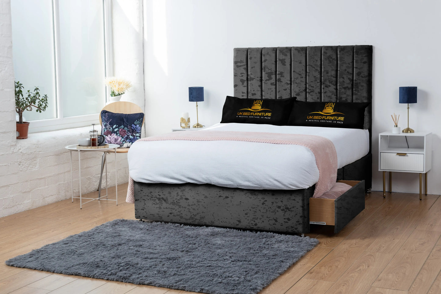 Amelia Lined Divan Bed