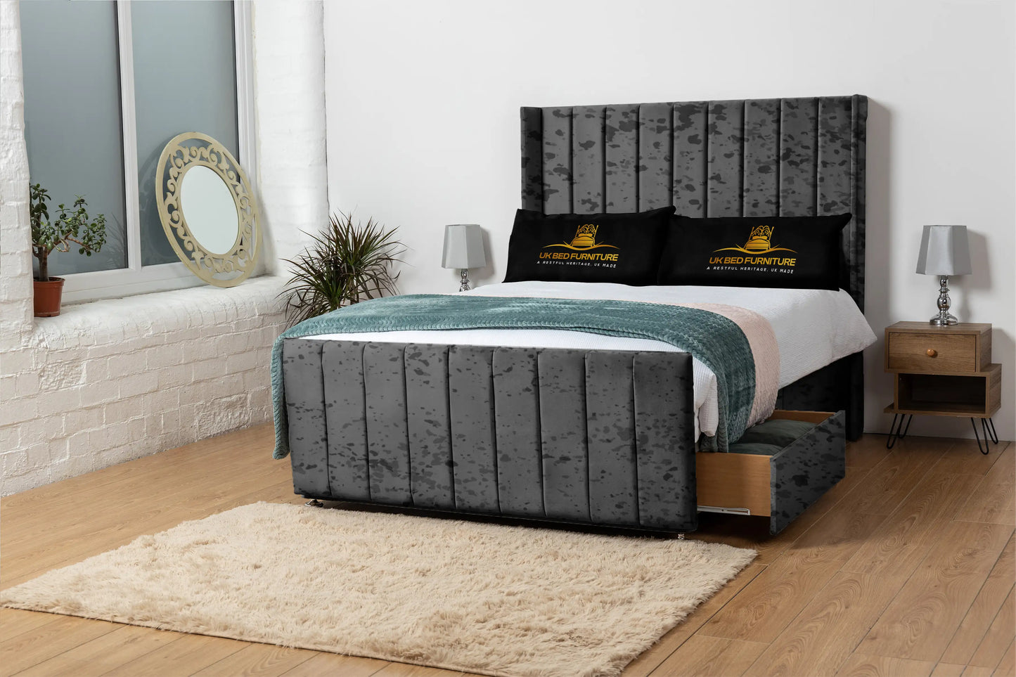 Seoul Wingback Divan Bed